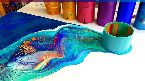 acrylic pour painting youtube|acrylic painting pouring for beginners.